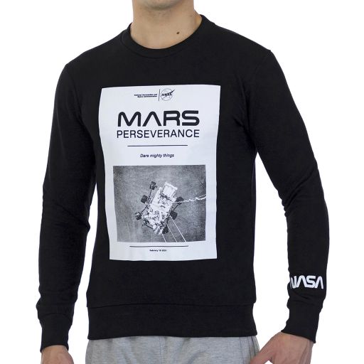 Sweatshirt met groot logo bedrukt
