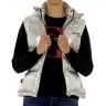 Hooded Puffer Jacket Removable Sleeves